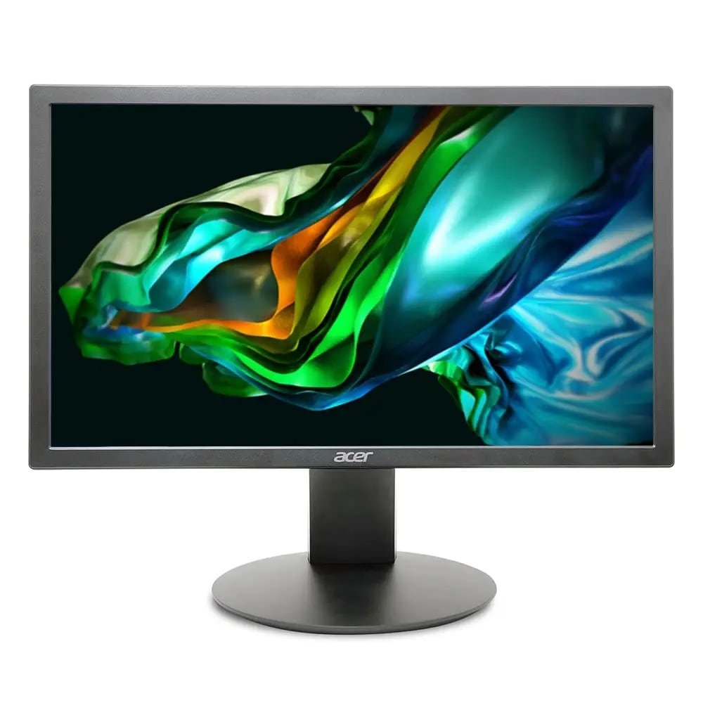 Monitor Acer 19.5 Inch ( 49.5cm) K202QMBI ( UM.IE0SI.001) | HD+ 1600 X 900 Pixels LCD Monitor with LED Backlight, 200 Nits Brightness, 6 MS Response Time, 75 Hz Refresh Rate, 16:9 Aspect Ratio, VGA, H